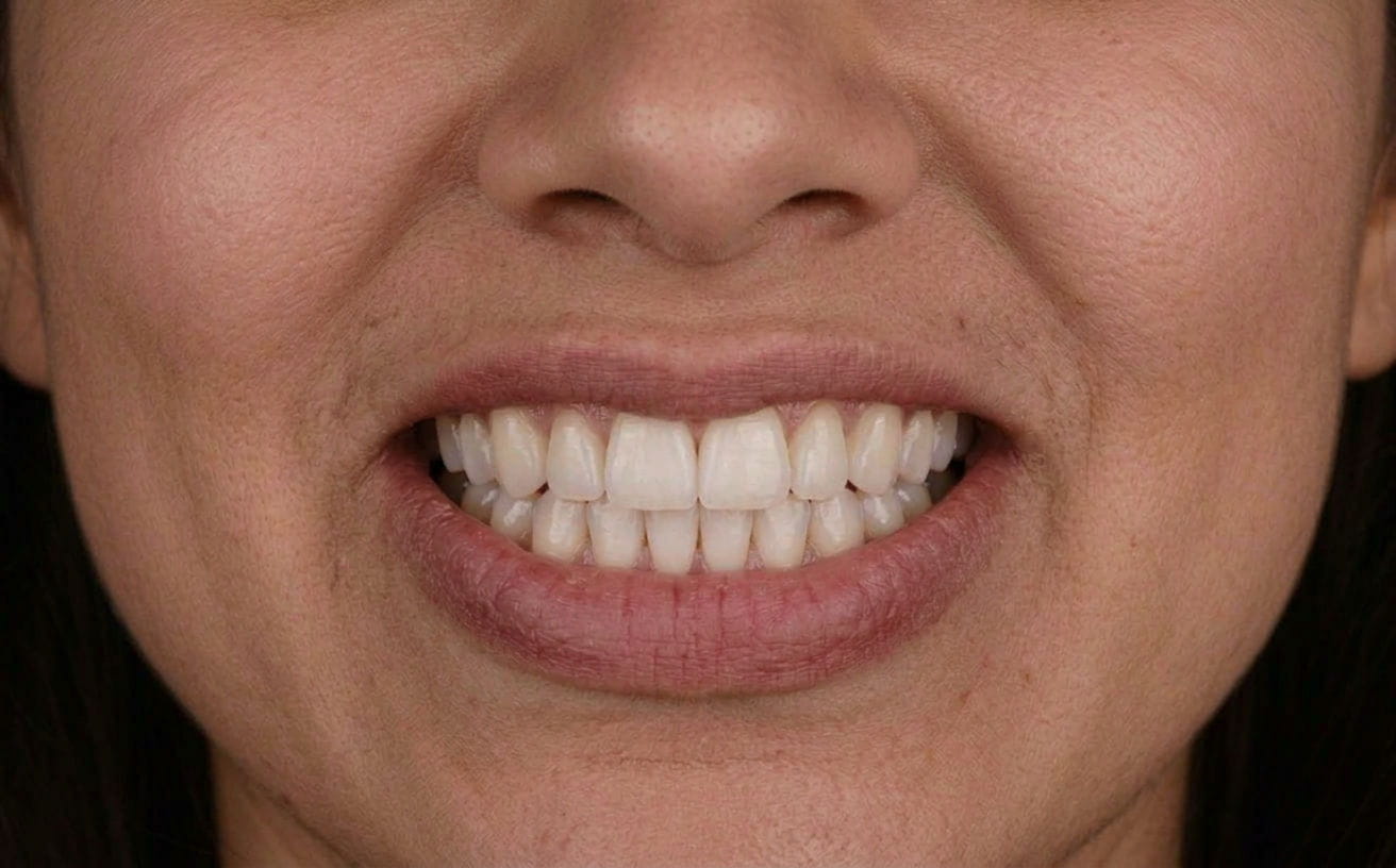 Smile before treatment
